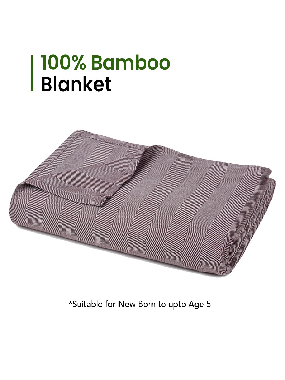 

MUSH Kids AC Room Single Bed Blankets - 210 GSM, Taupe