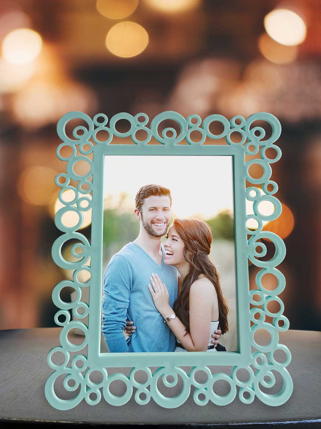 

Art Street Blue Table Photo Frame