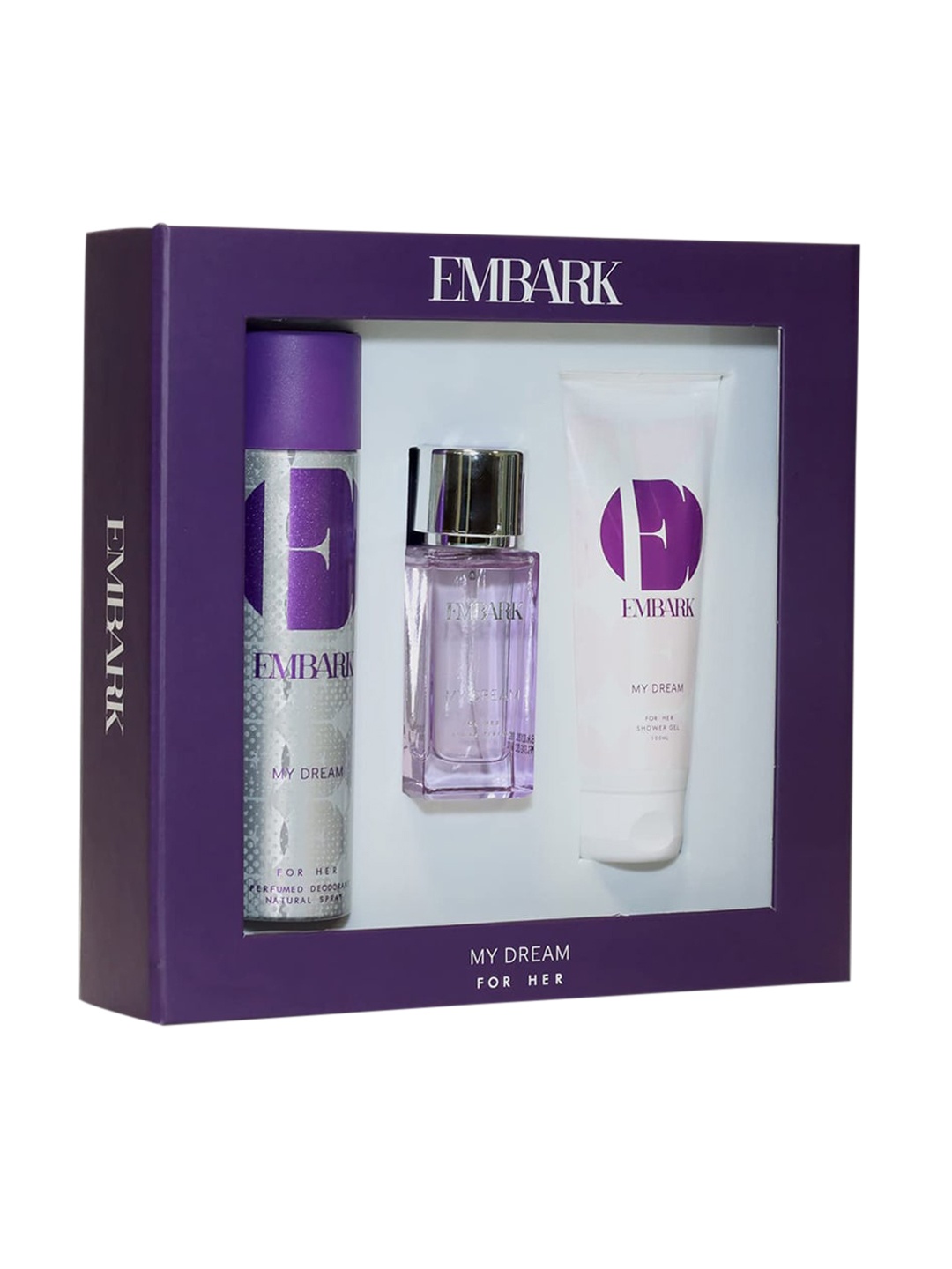 

EMBARK Purple Floral Cruelty Free My Dream For Her & Shower Gel Gift Set