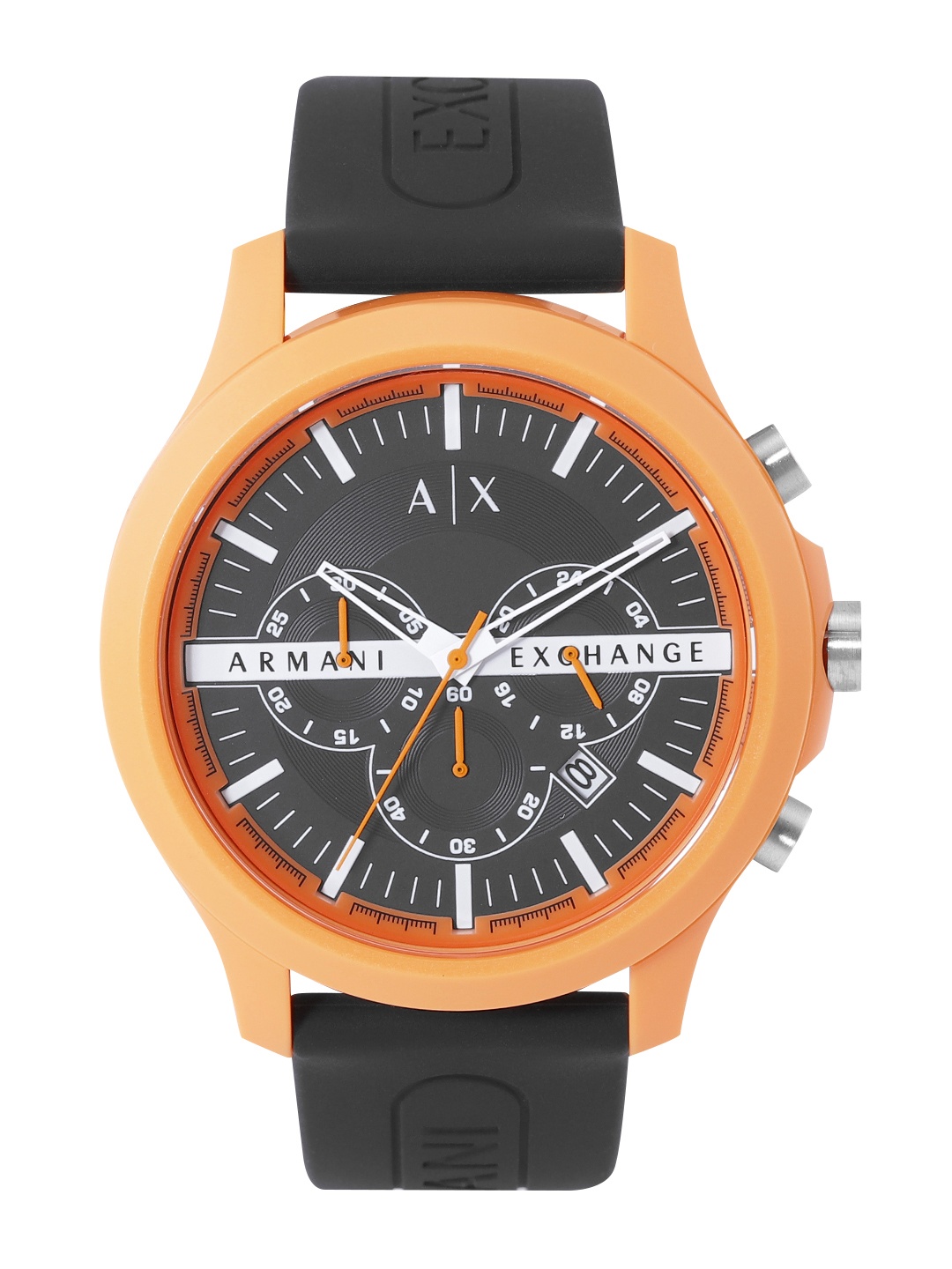 

Armani Exchange Men Black Dial & Black Straps Analogue Chronograph Watch AX2438