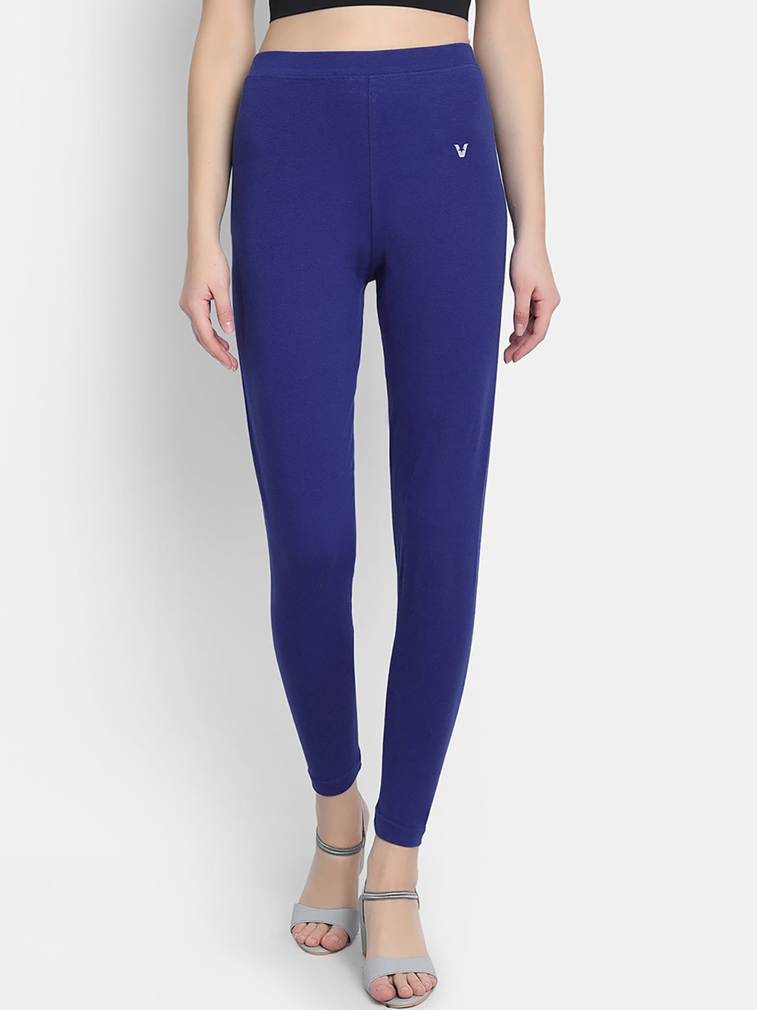 

VStar Women Blue Solid Ankle-Length Leggings