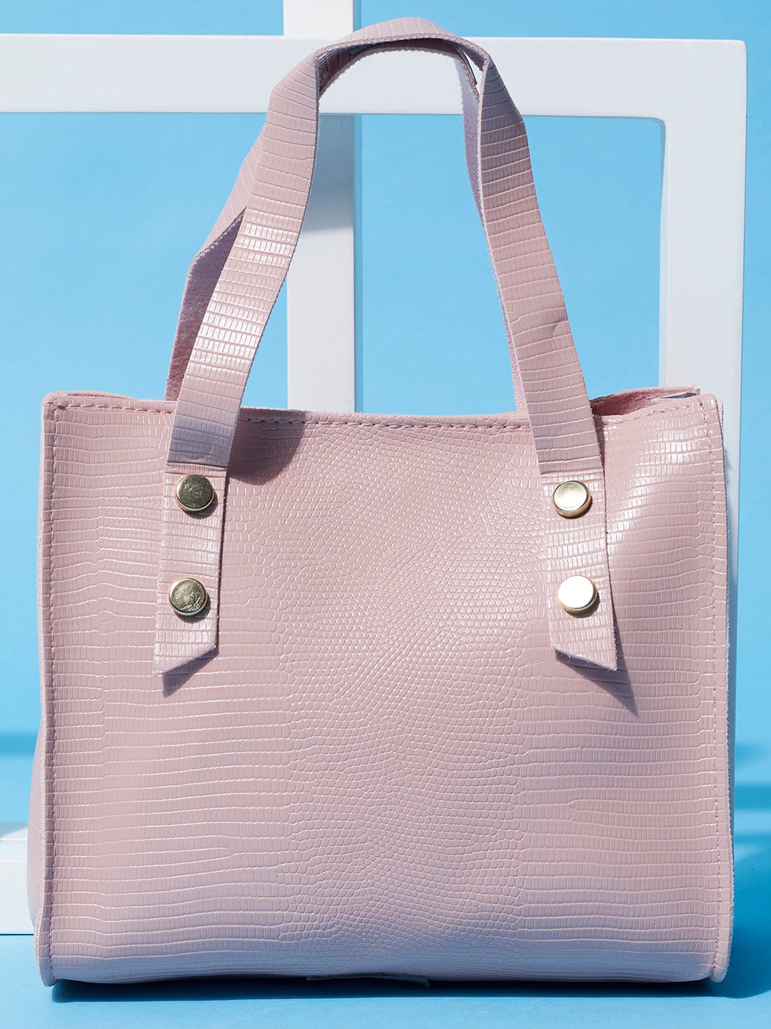 

HAUTE SAUCE by Campus Sutra Women Pink Structured Handheld Bag