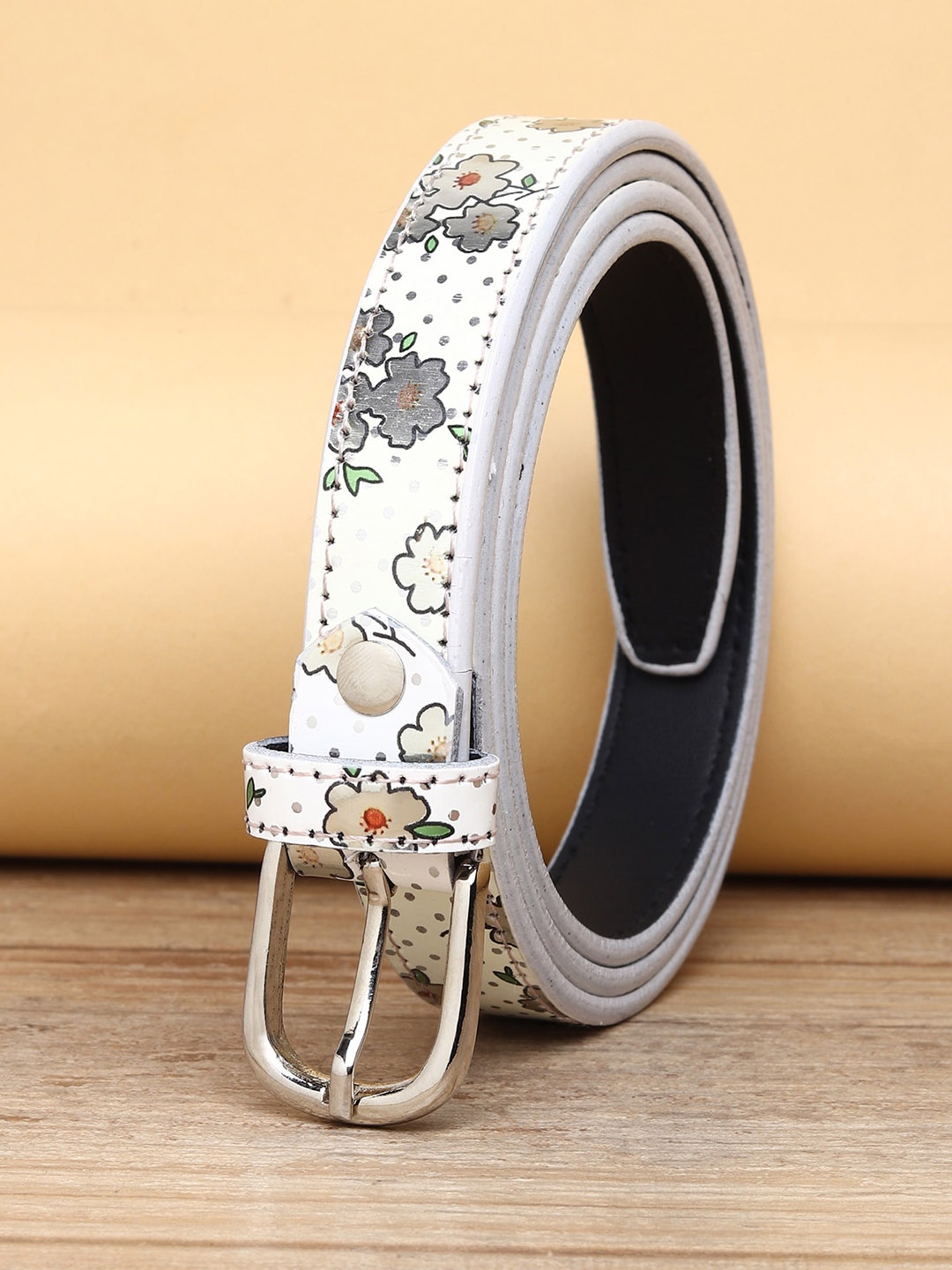 

URBAN ALFAMI Women White Printed Belt