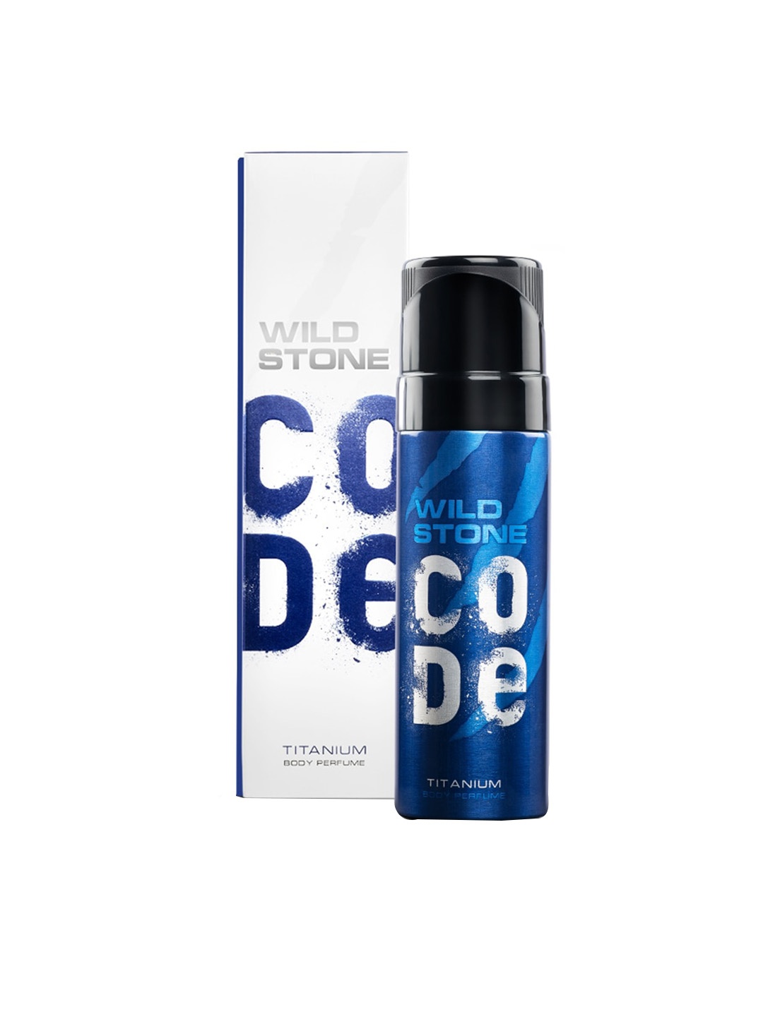 

Wild stone Men Code Titanium No Gas Body Perfume Deodorant - 150 ml, Blue