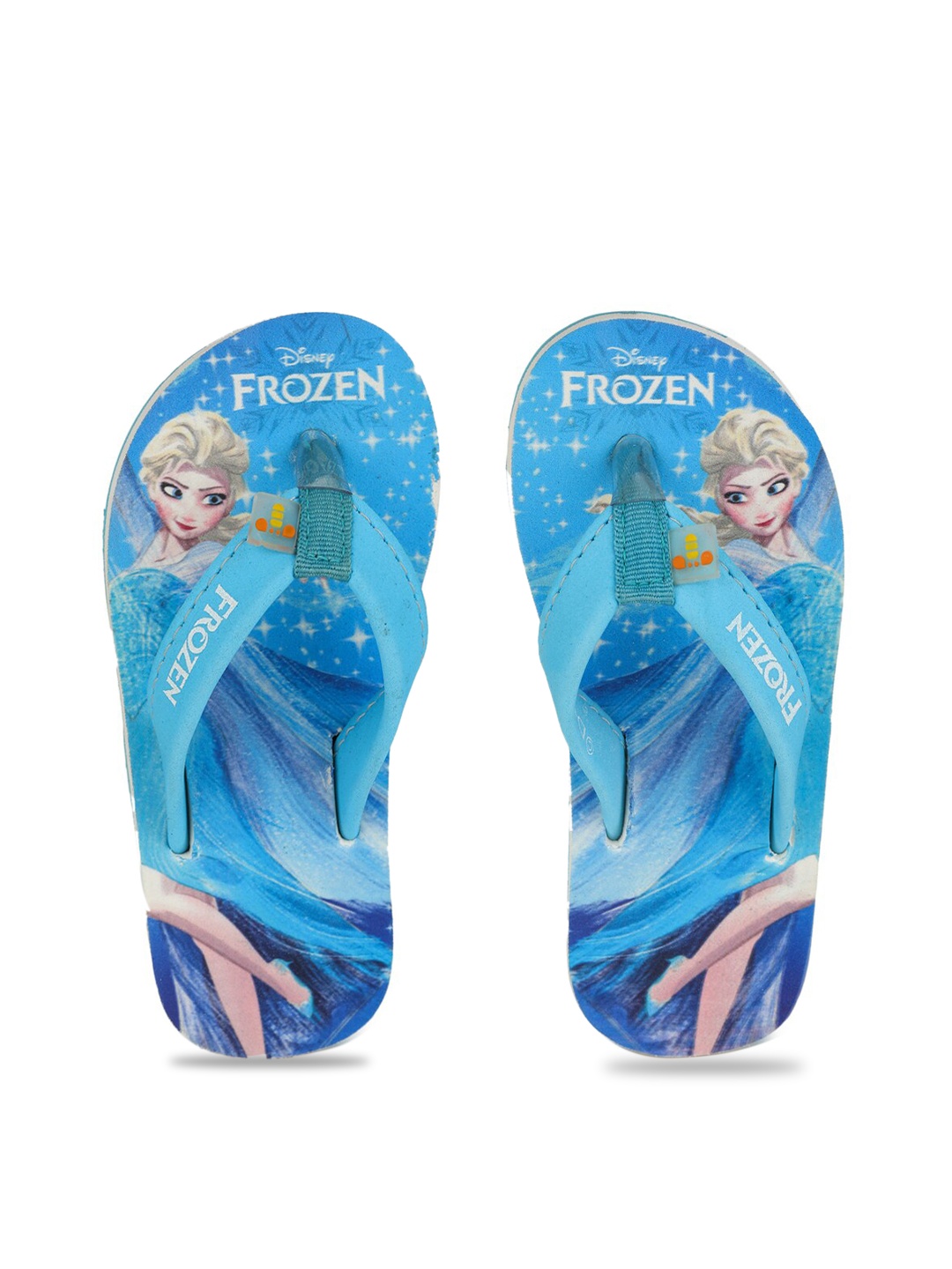 

toothless Girls Blue Frozen Printed Thong Flip-Flops