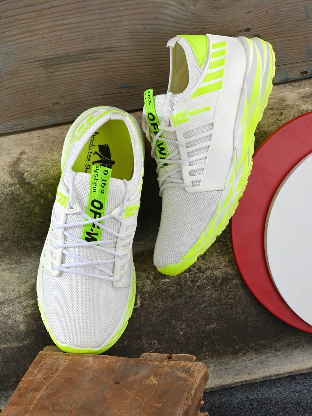 

Absolutee Shoes Men White Sneakers