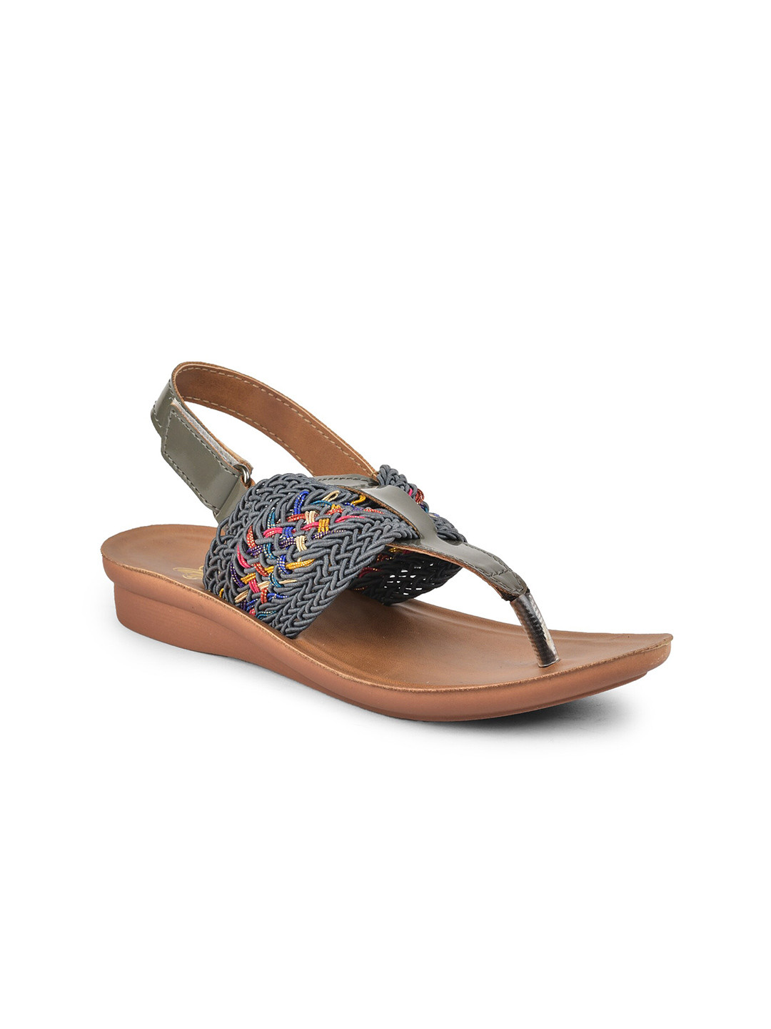 

Liberty Unisex Kids Grey & Brown Comfort Sandals