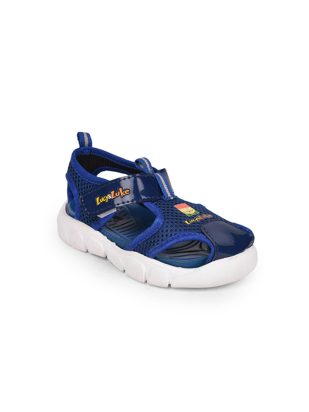 

Liberty Unisex Kids Blue & Black Comfort Sandals