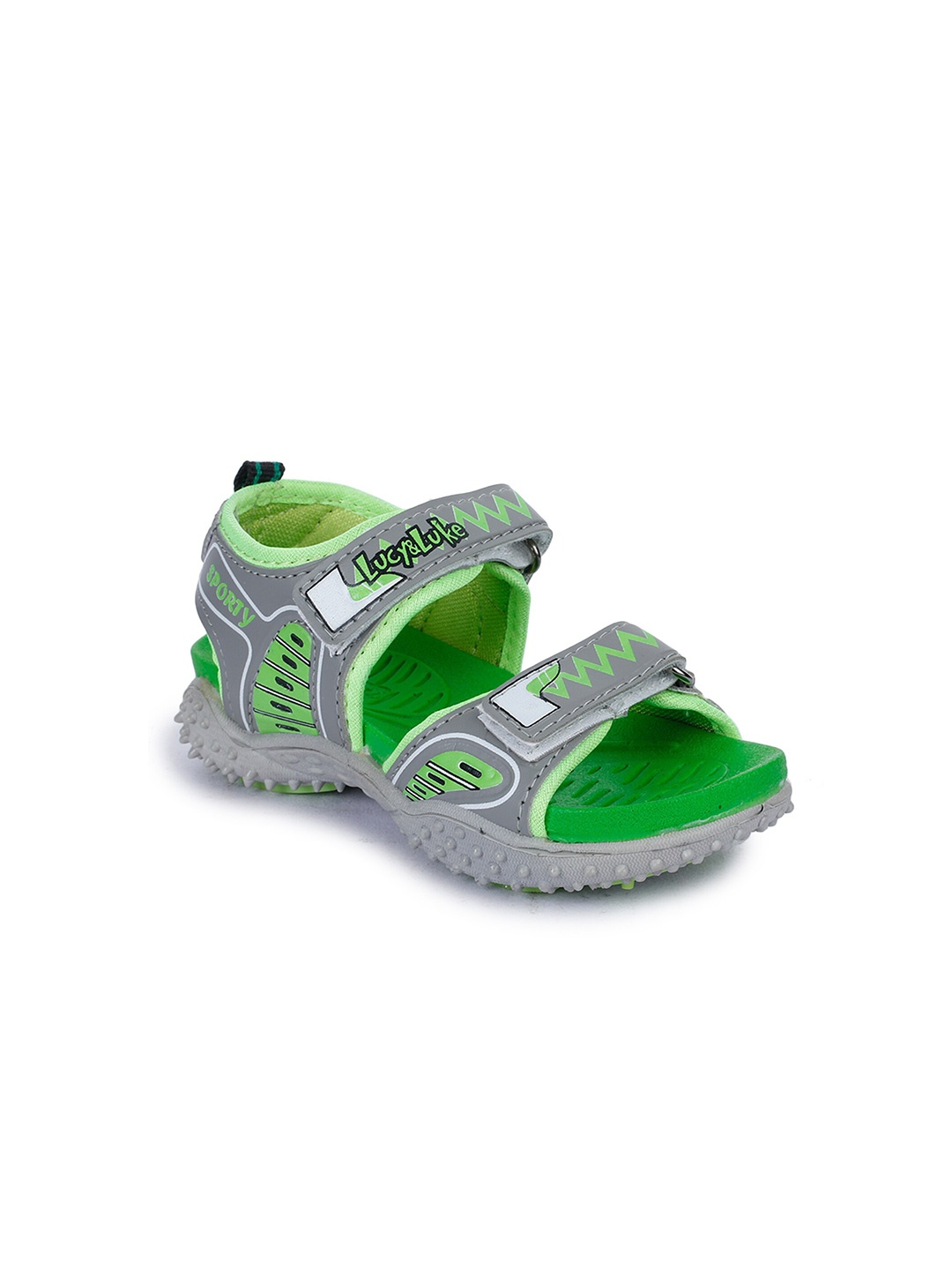 

Liberty Kids Green & Grey Comfort Sandals