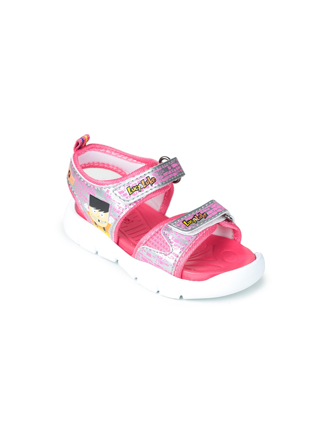 

Liberty Kids Pink Printed Sports Sandal