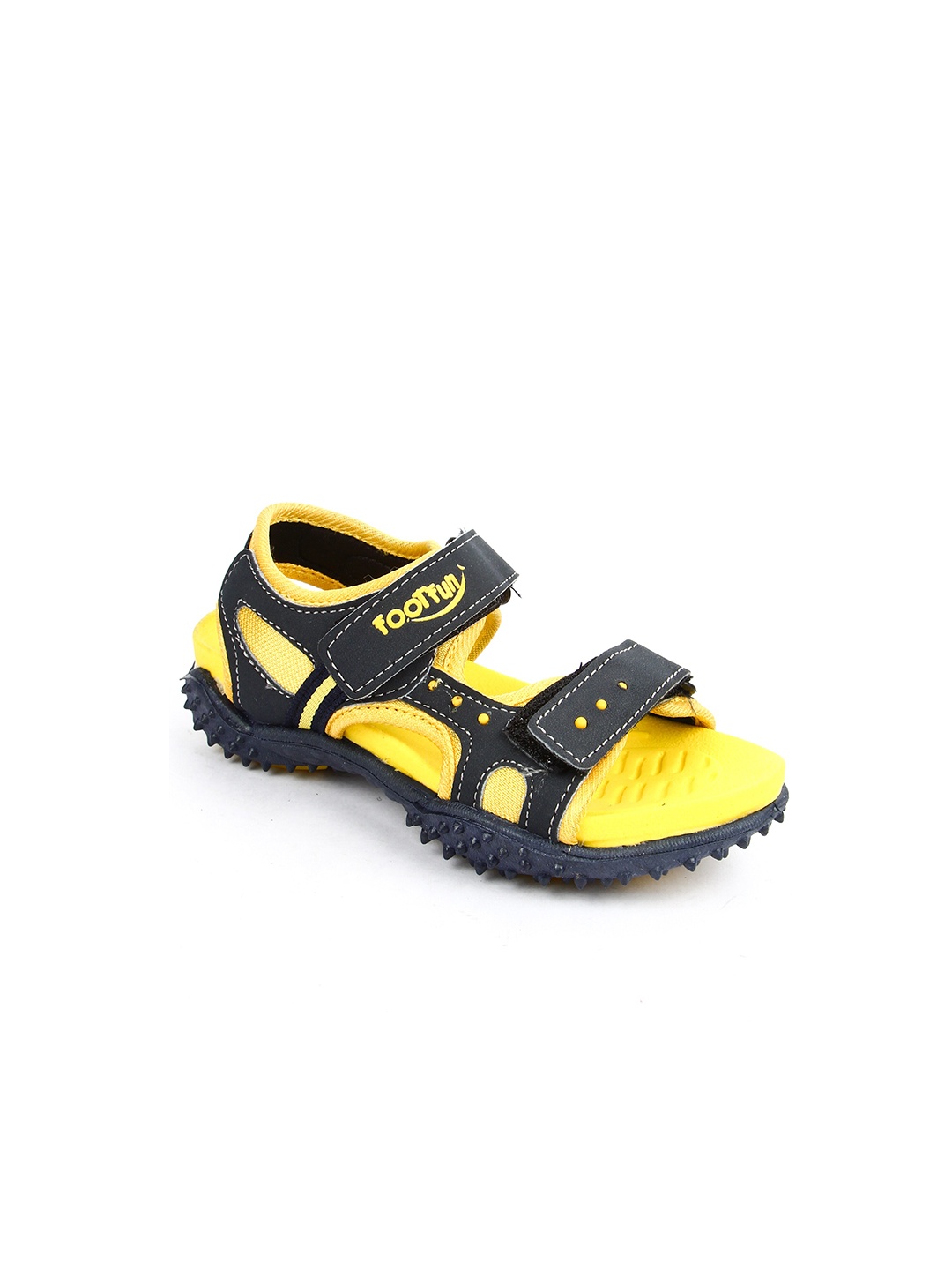 

Liberty Unisex Kids Yellow & Black Comfort Sandals