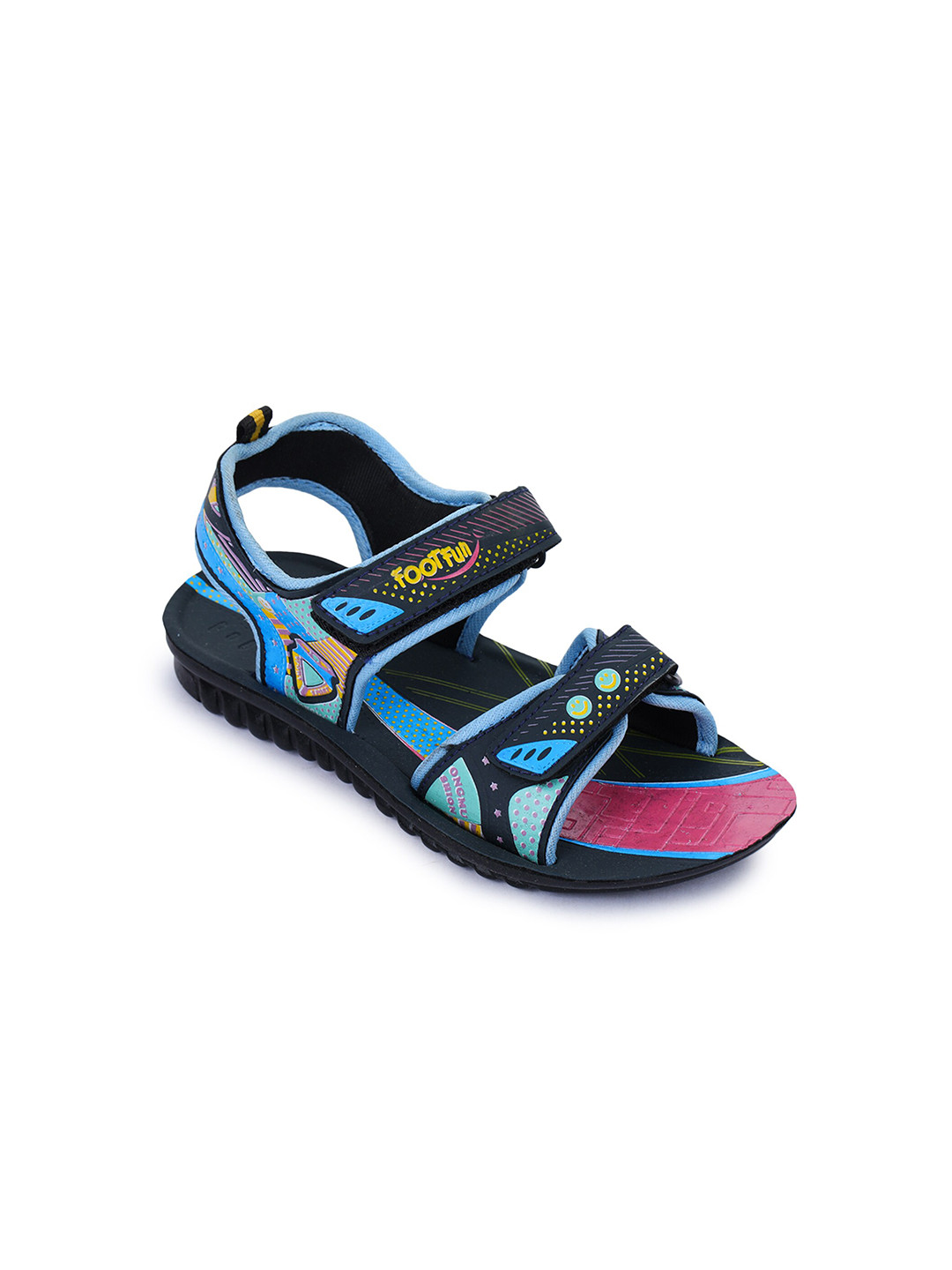 

Liberty Unisex Kids Navy Blue & Blue Comfort Sandals