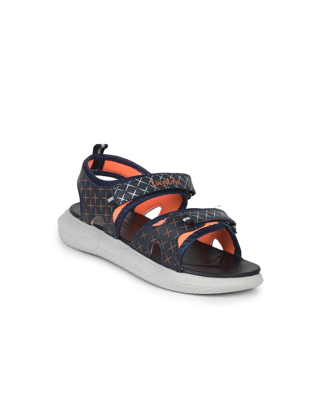 

Liberty Unisex Kids Blue & Orange Comfort Sandals