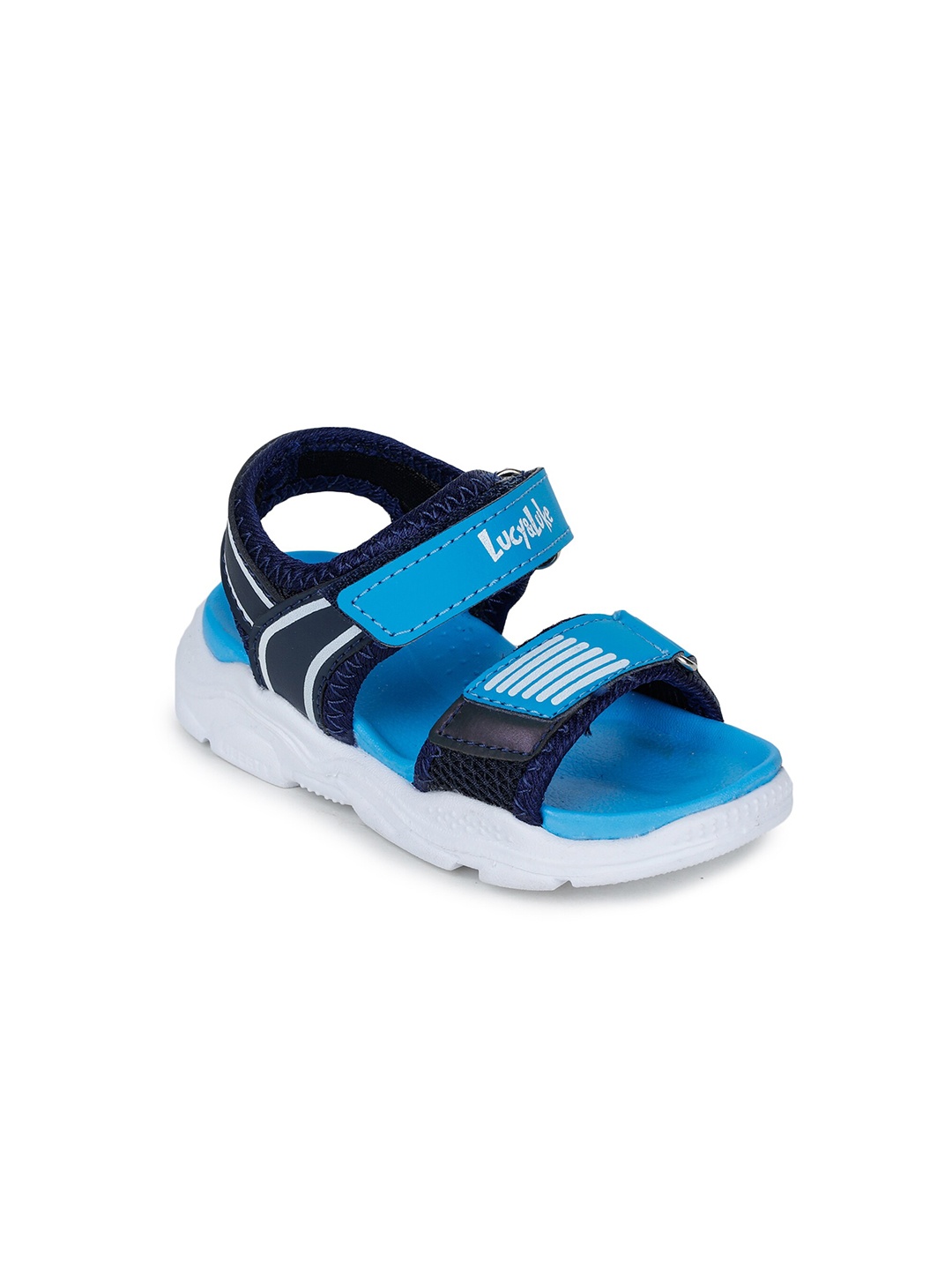 

Liberty Unisex Kids Blue & White Comfort Sandals