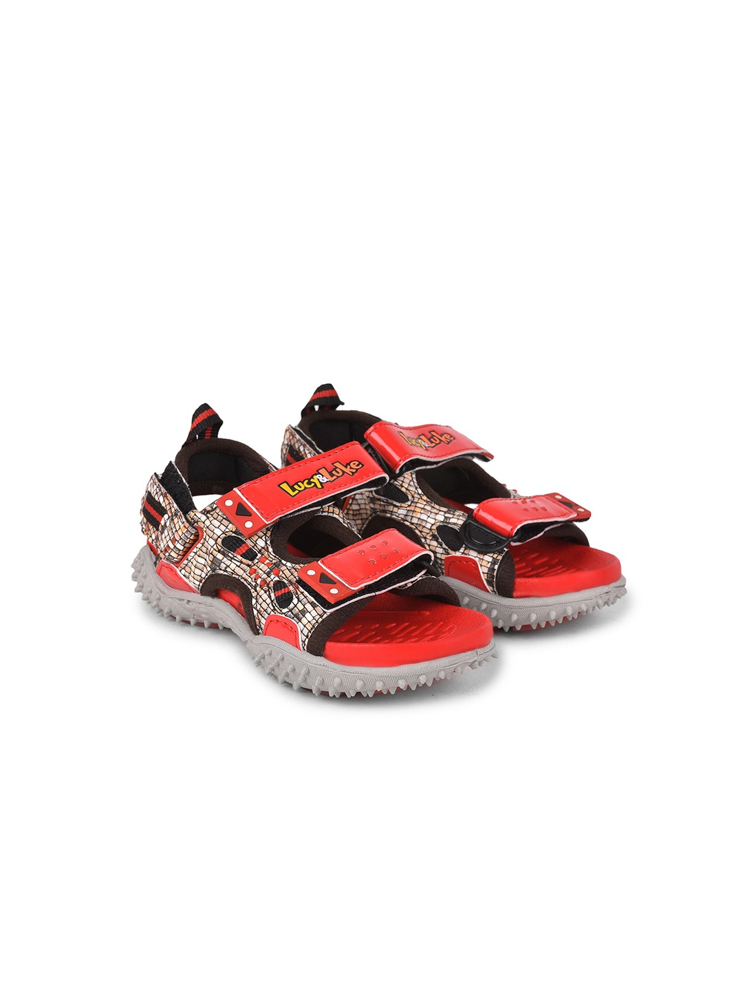 

Liberty Unisex Kids Red & Black Comfort Sandals