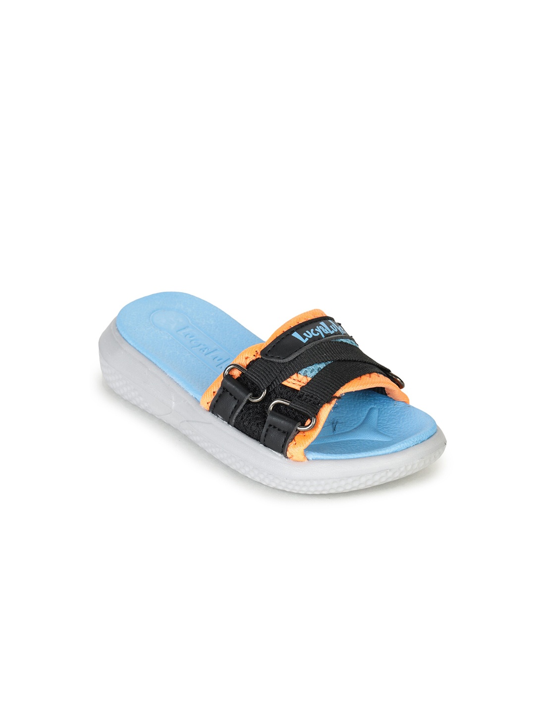 

Liberty Unisex Kids Blue & Black Sliders