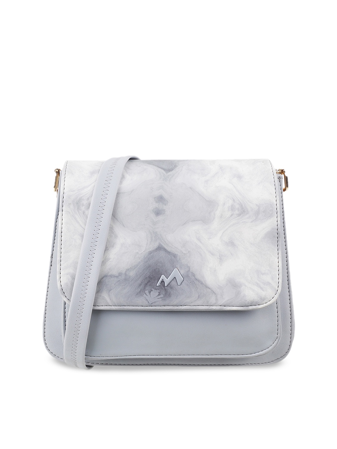 

Metro Grey PU Shopper Structured Sling Bag