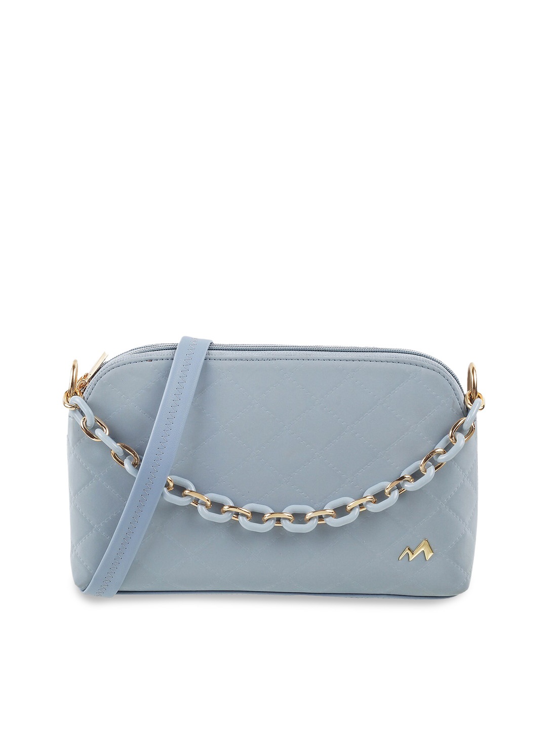 

Metro Blue PU Structured Sling Bag