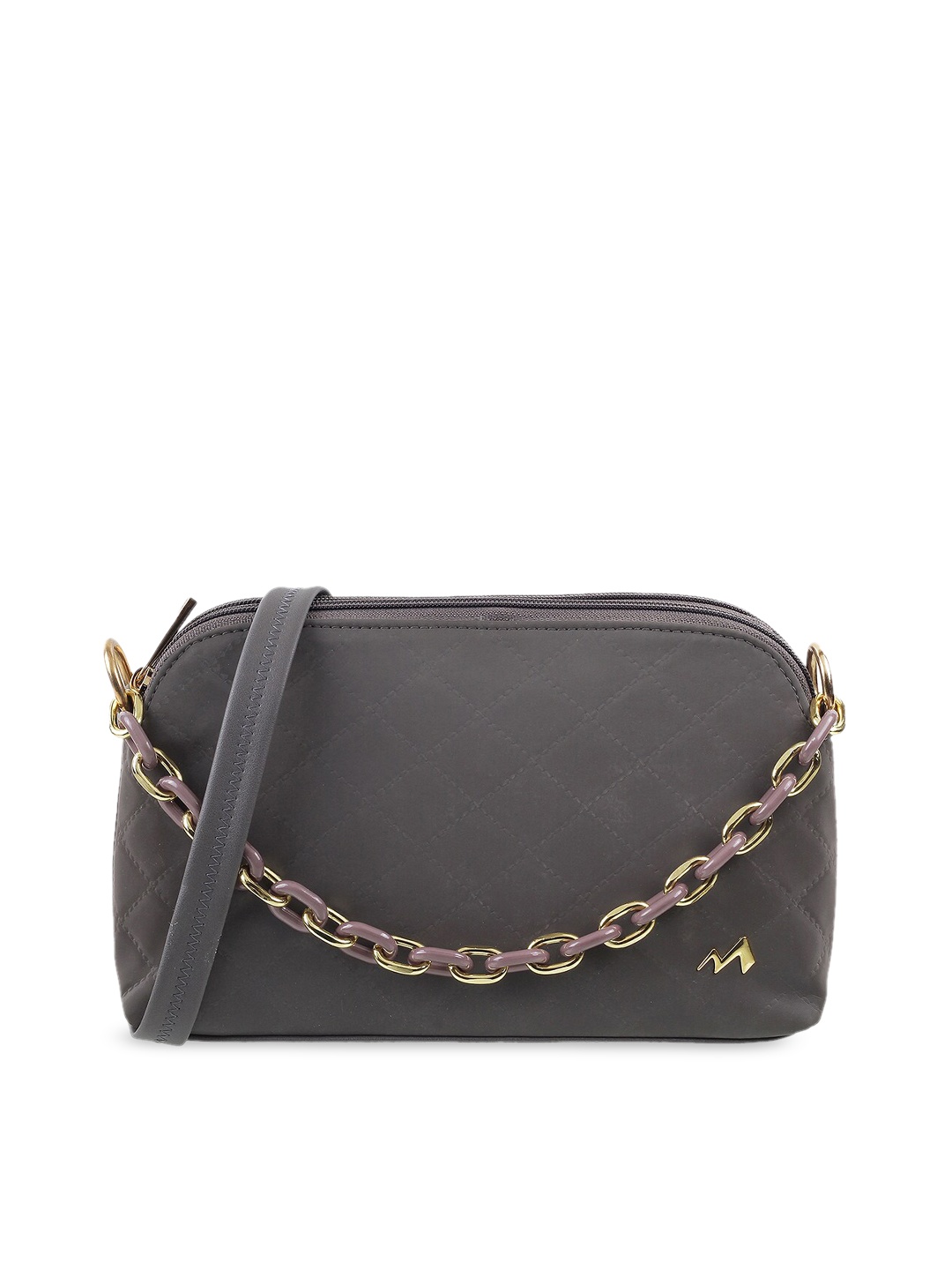 

Metro Grey PU Structured Sling Bag