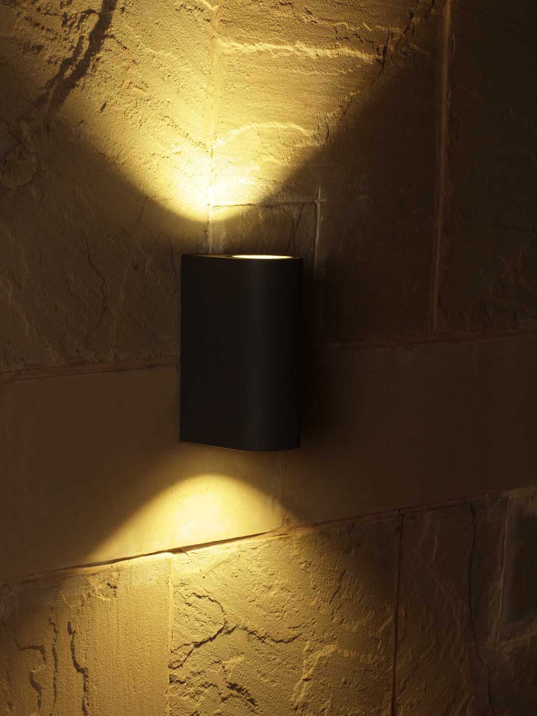 

THE LIGHT STORE Grey Outdoor Wall Flush Mount Light