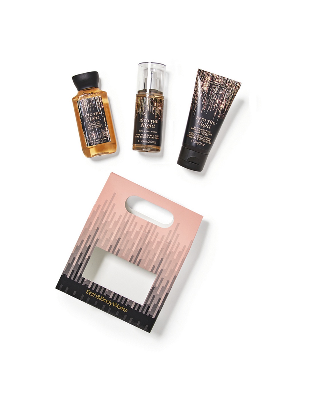 

Bath & Body Works Into The Night Mini Gift Box Set, Black