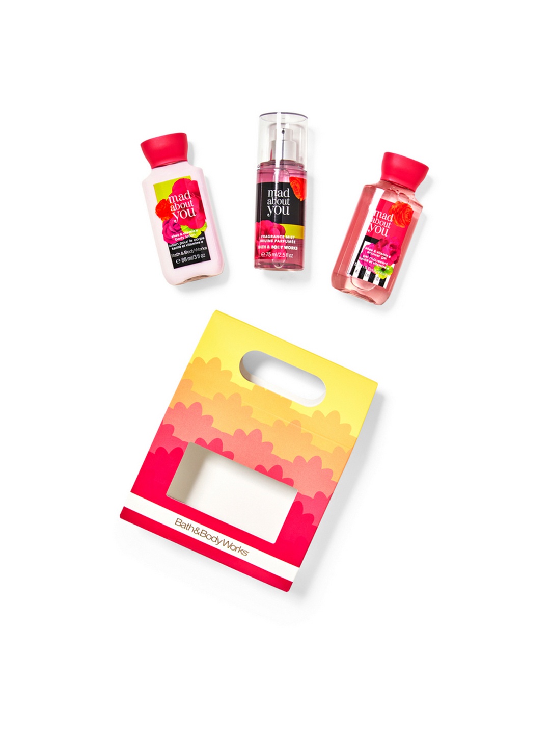 

Bath & Body Works Mad About You Mini Gift Box Set of 3, Pink