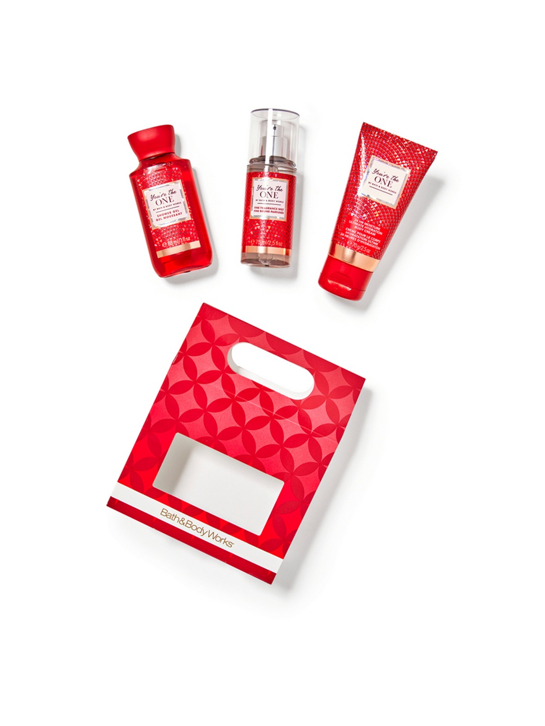 

Bath & Body Works You're The One Mini Gift Box Set of 3, Red