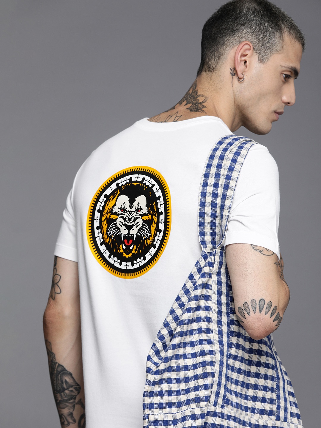 

Nike Men White Printed Dri-FIT T-shirt