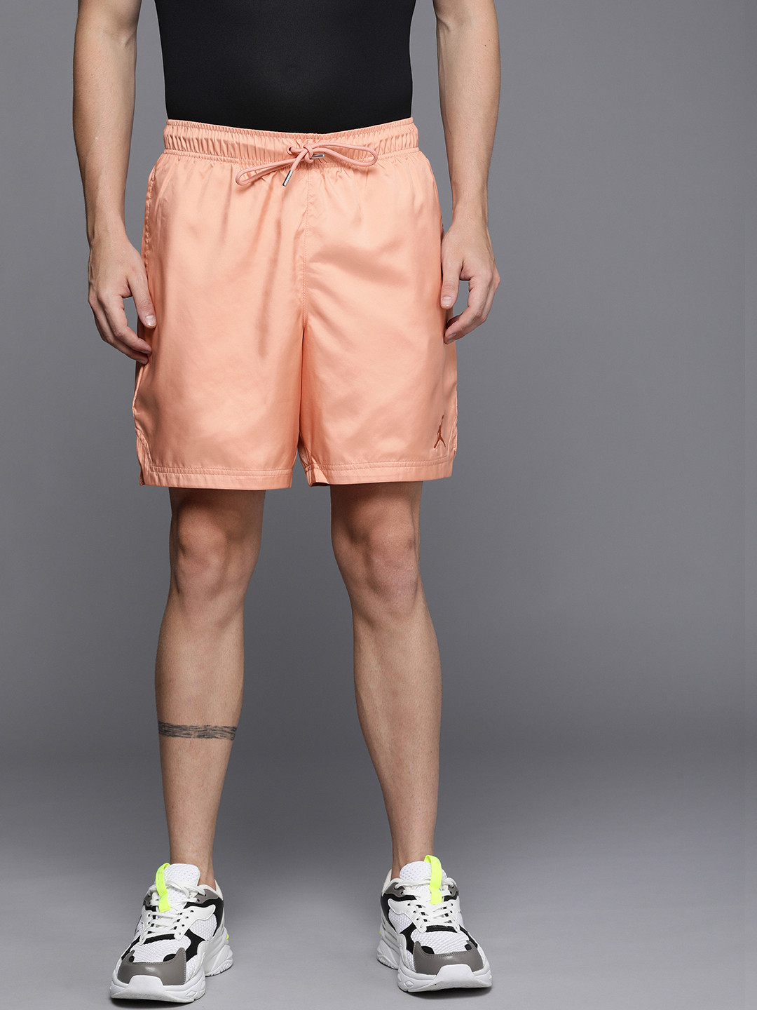 

Nike Men Peach-Coloured Poolside Sports Shorts