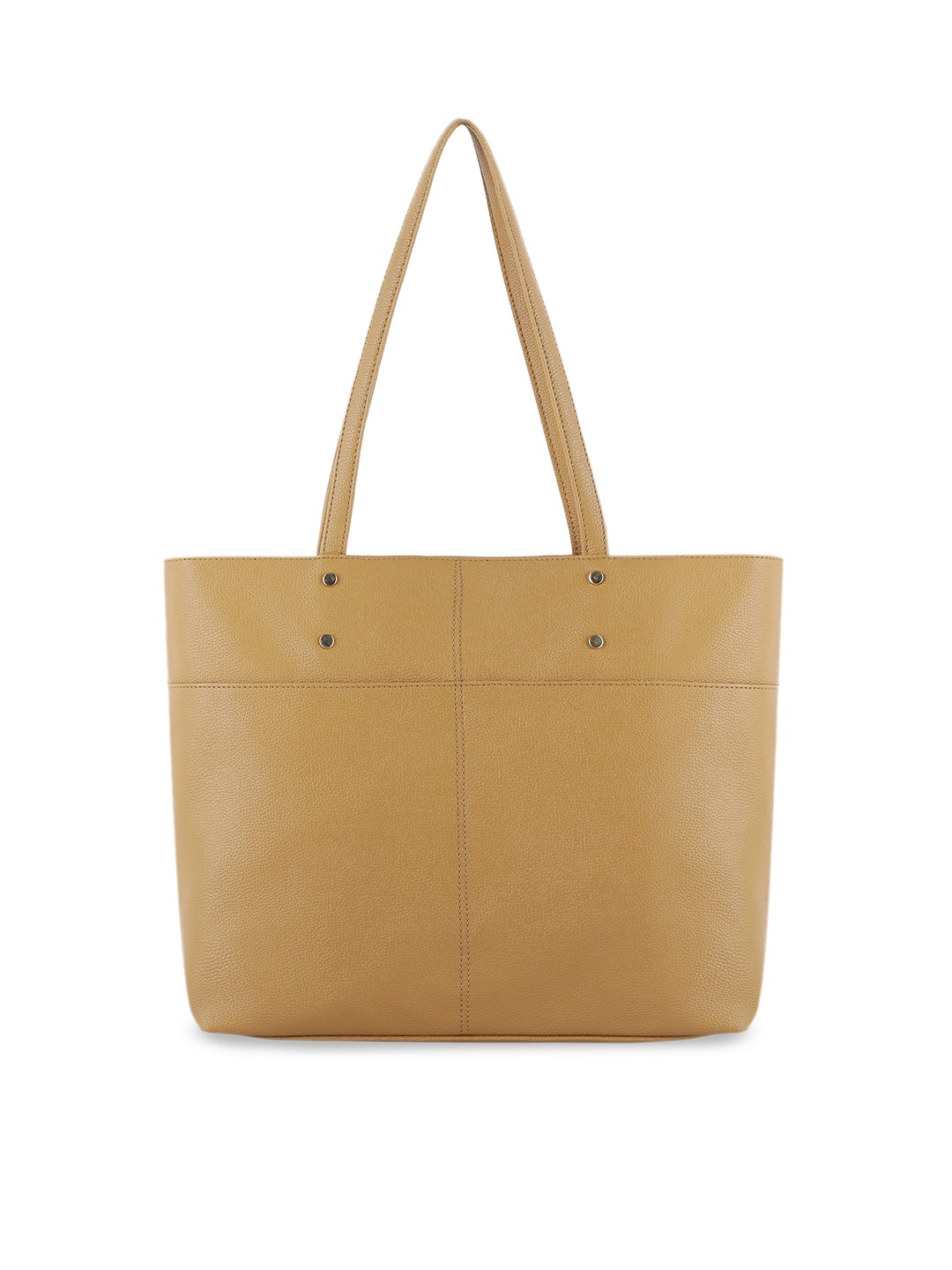 

Toteteca Women Tan PU Structured Shoulder Bag