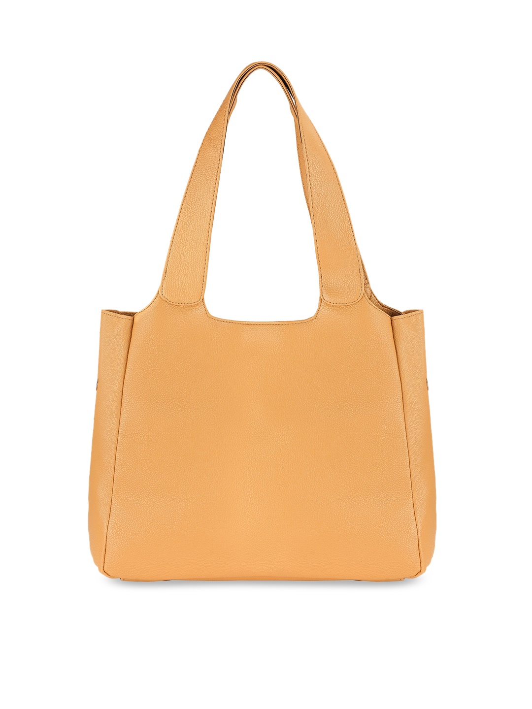 

Toteteca Tan PU Structured Shoulder Bag