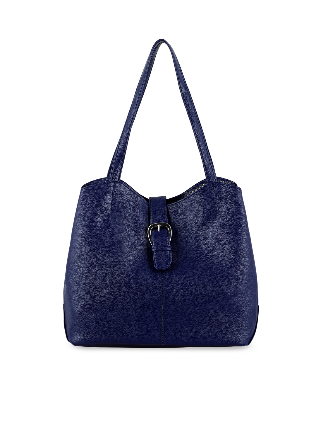 

Toteteca Blue PU Structured Shoulder Bag