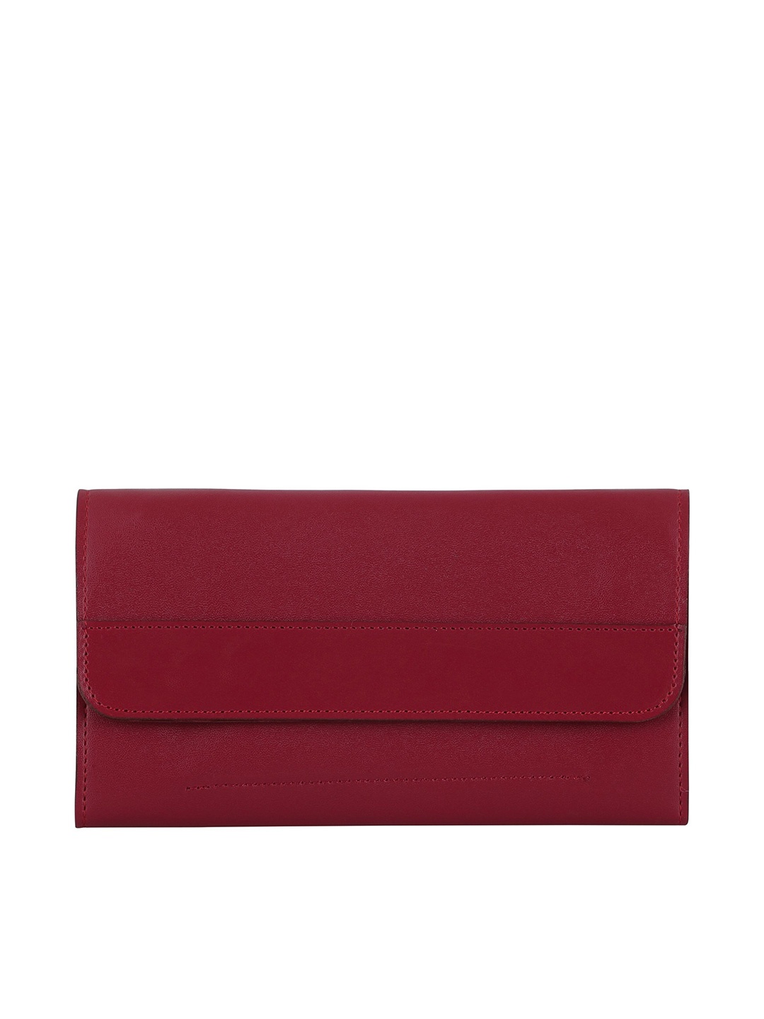 

Toteteca Women Red PU Two Fold Wallet