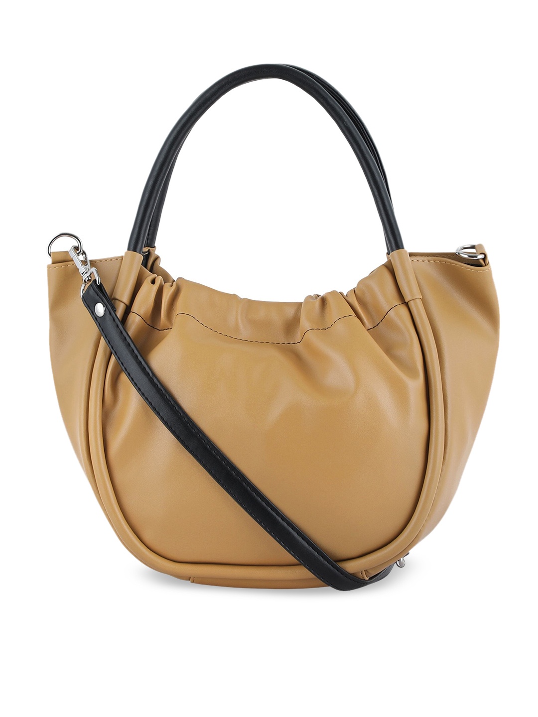 

Toteteca Tan PU Half Moon Handheld Bag