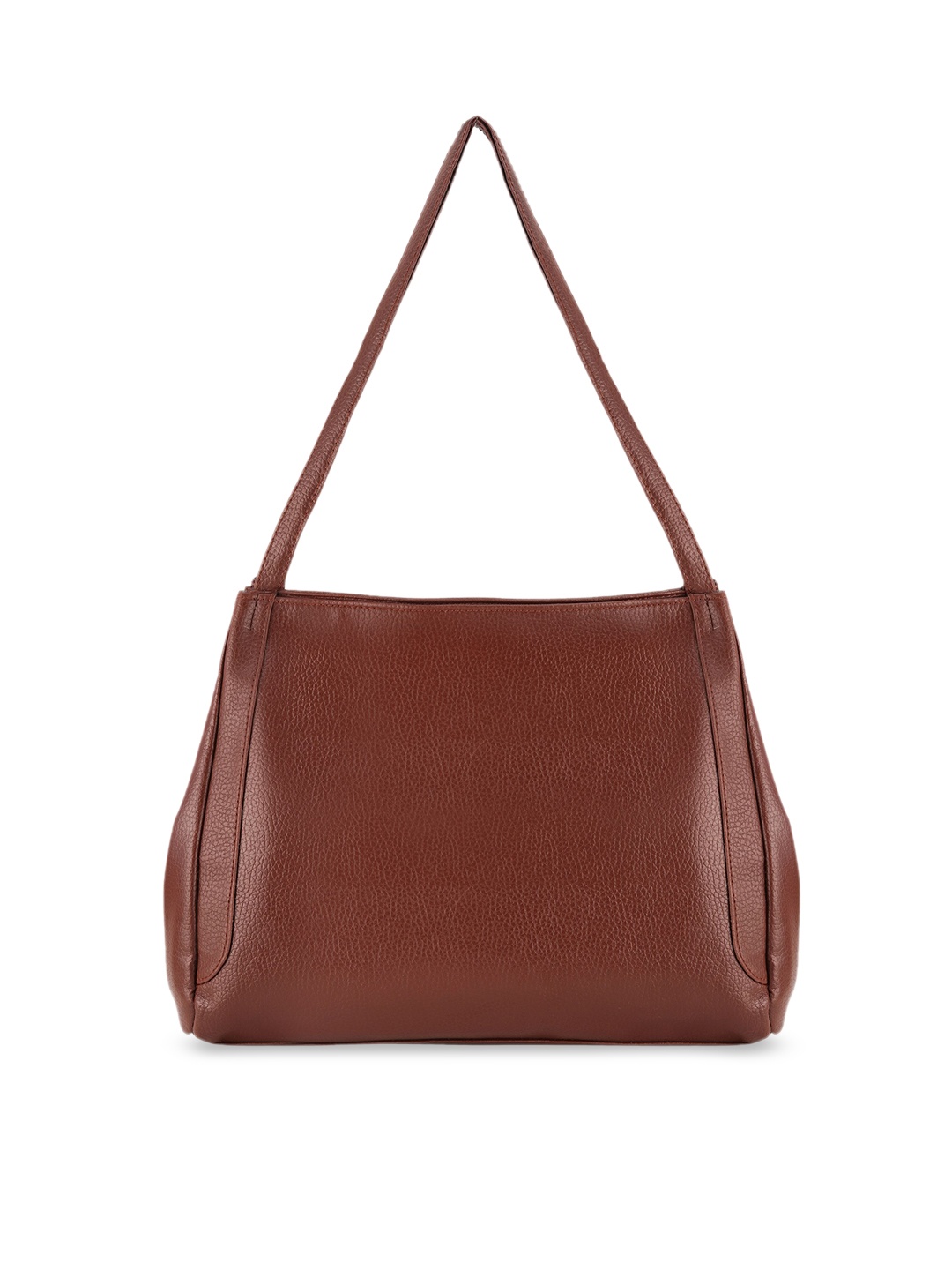 

Toteteca Brown PU Structured Shoulder Bag