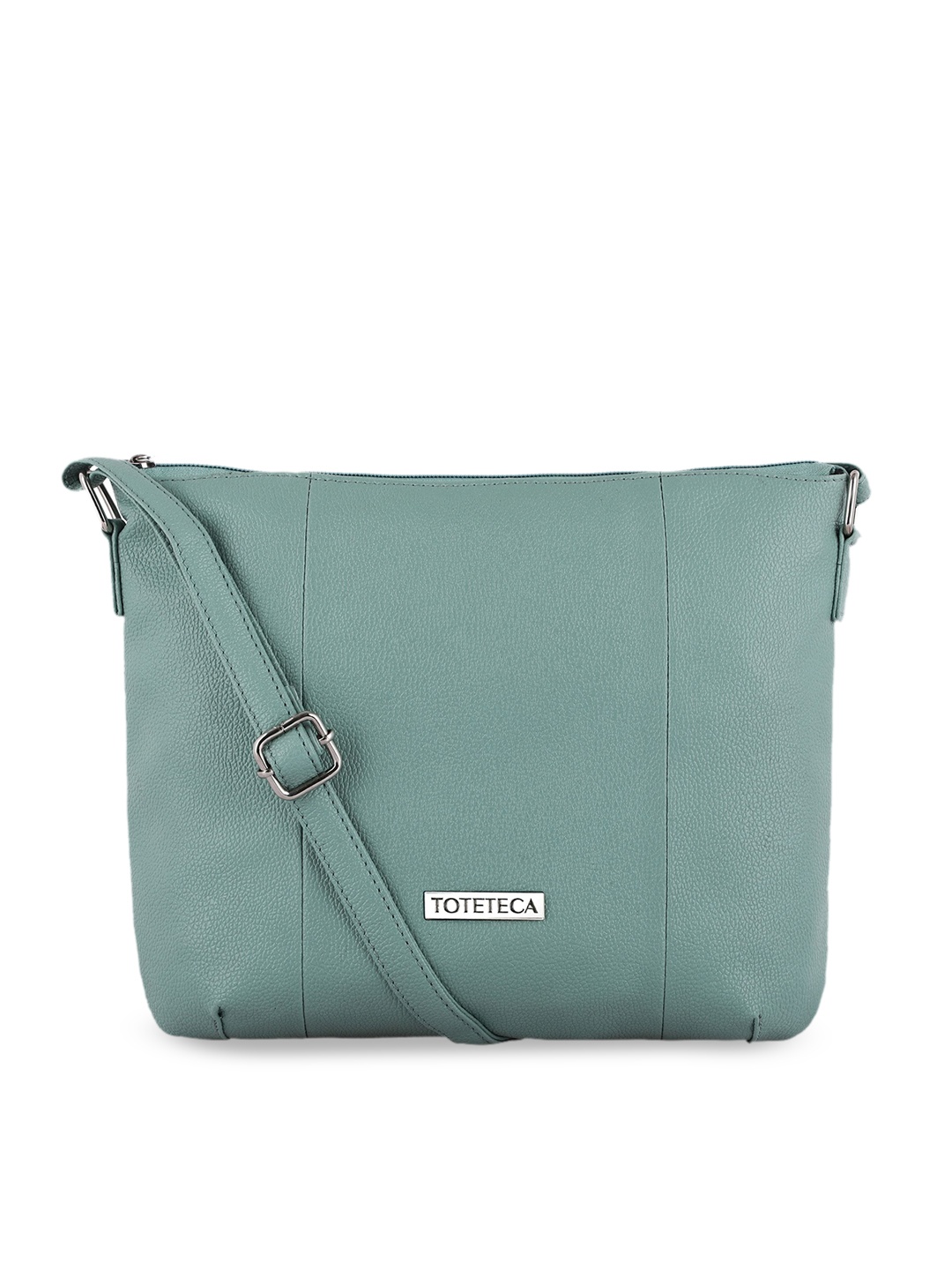 

Toteteca Sea Green PU Structured Sling Bag