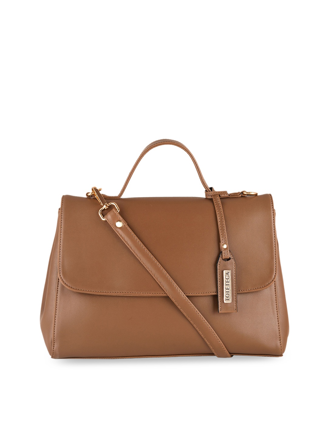 

Toteteca Brown PU Structured Satchel