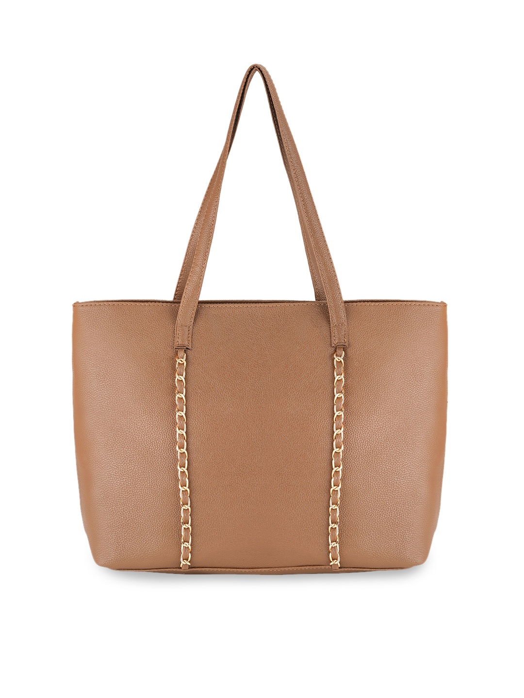 

Toteteca Beige Embellished PU Structured Shoulder Bag