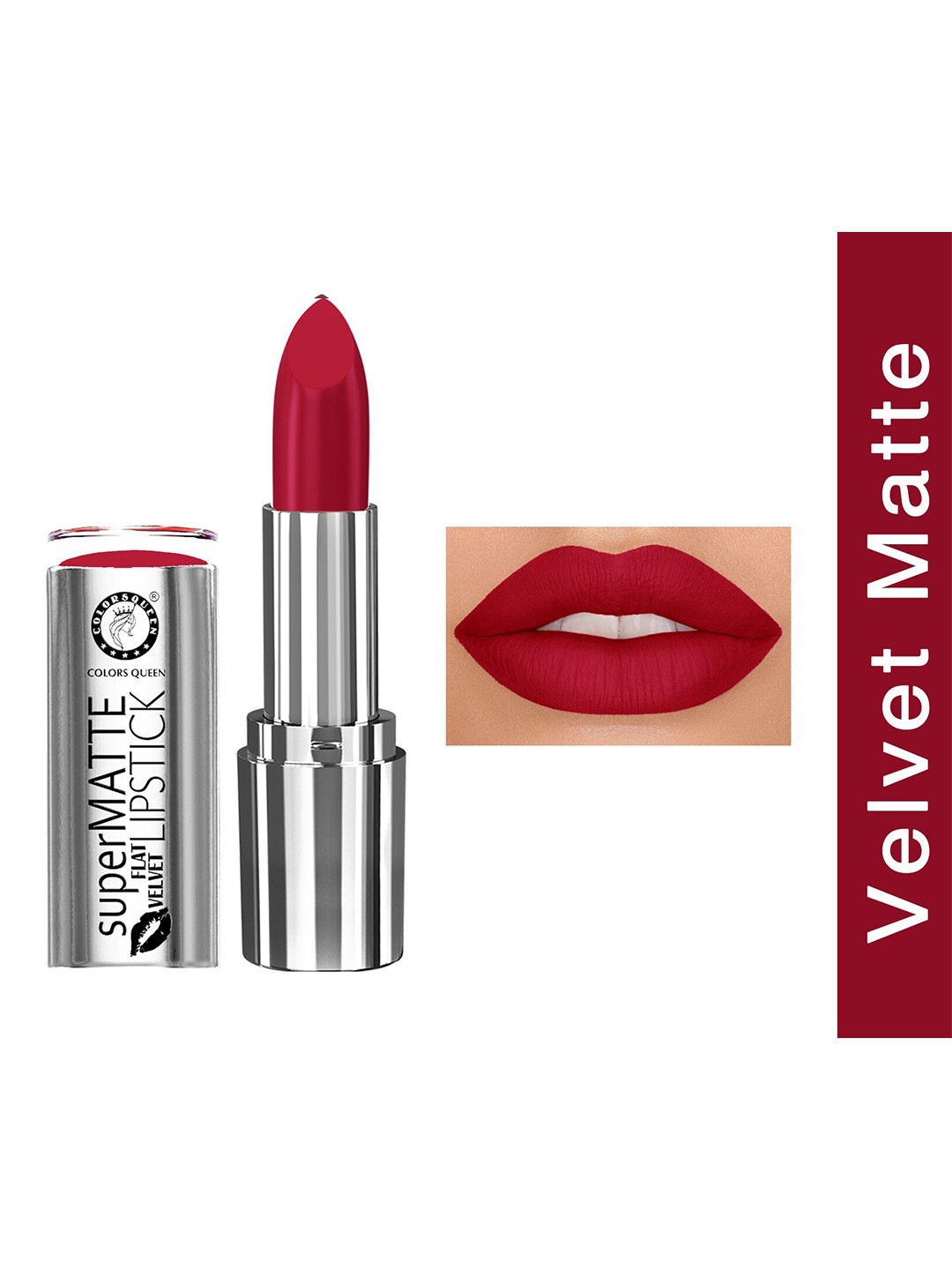 

Colors Queen Super Matte Flat Velvet Lipstick 7 g - Red 18