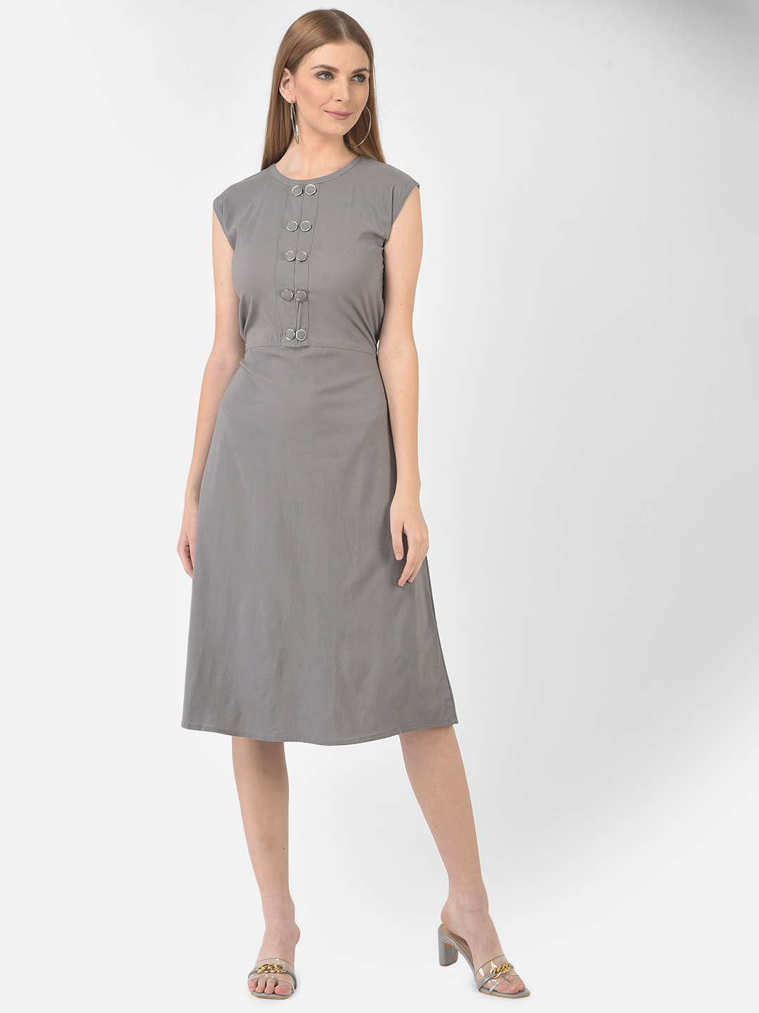 

FNOCKS Women Grey Kurta