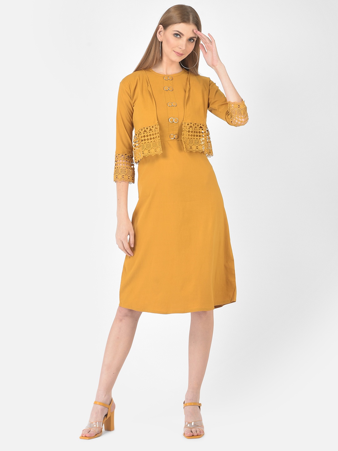

FNOCKS Yellow Kurti