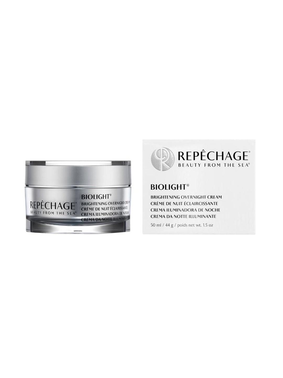 

Repechage Biolight Brightening Over Night Cream for Pigmentation - 50 ml, White