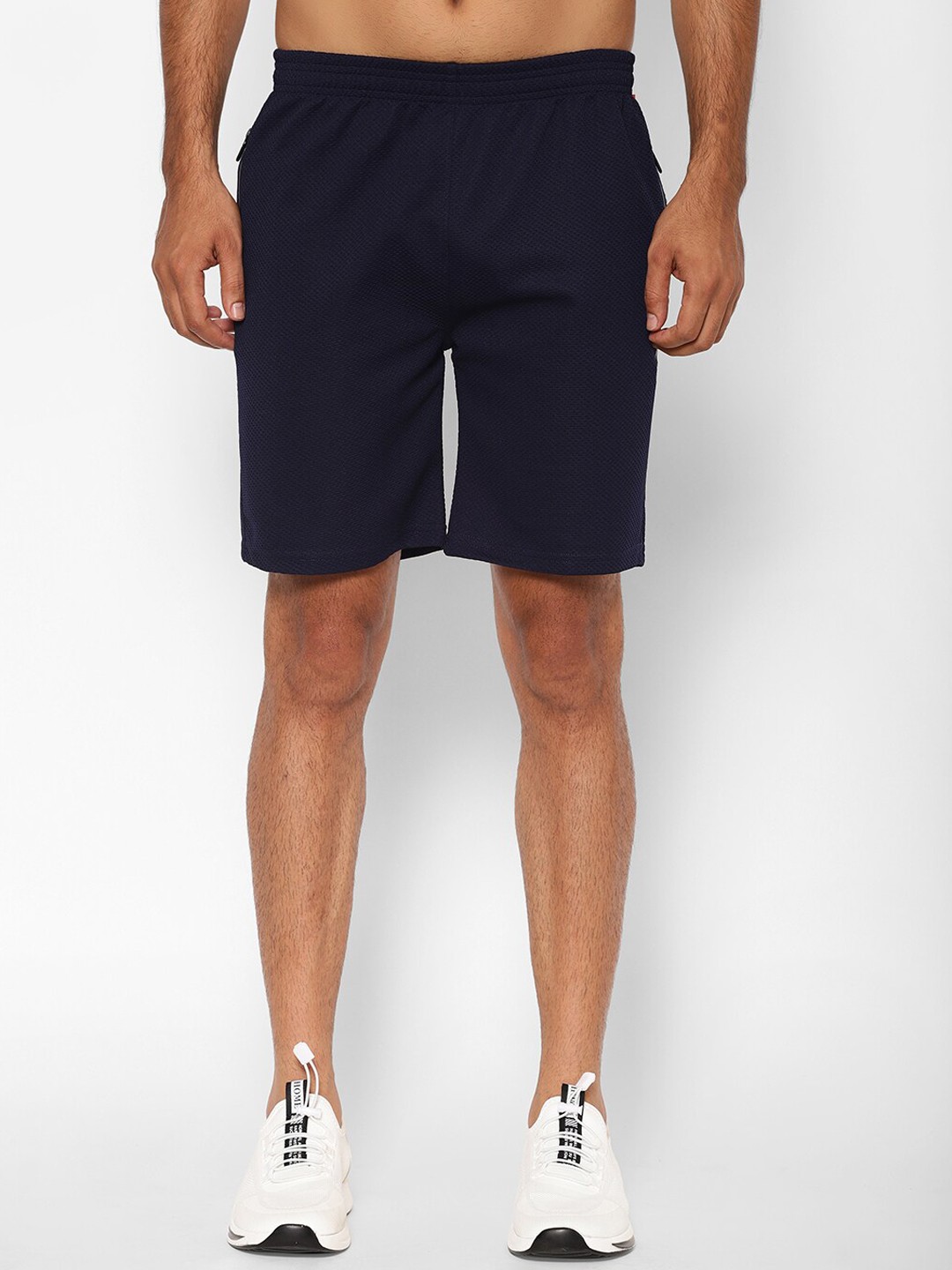 

SAPPER Men Navy Blue Slim Fit Low-Rise Training or Gym Sports Shorts