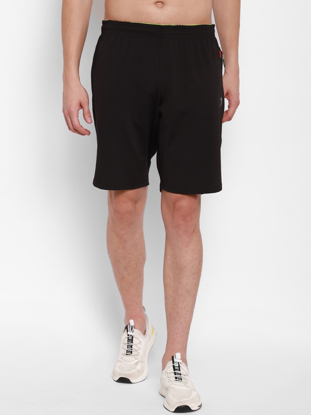 

SAPPER Men Black Solid Slim Fit Outdoor Sports Shorts