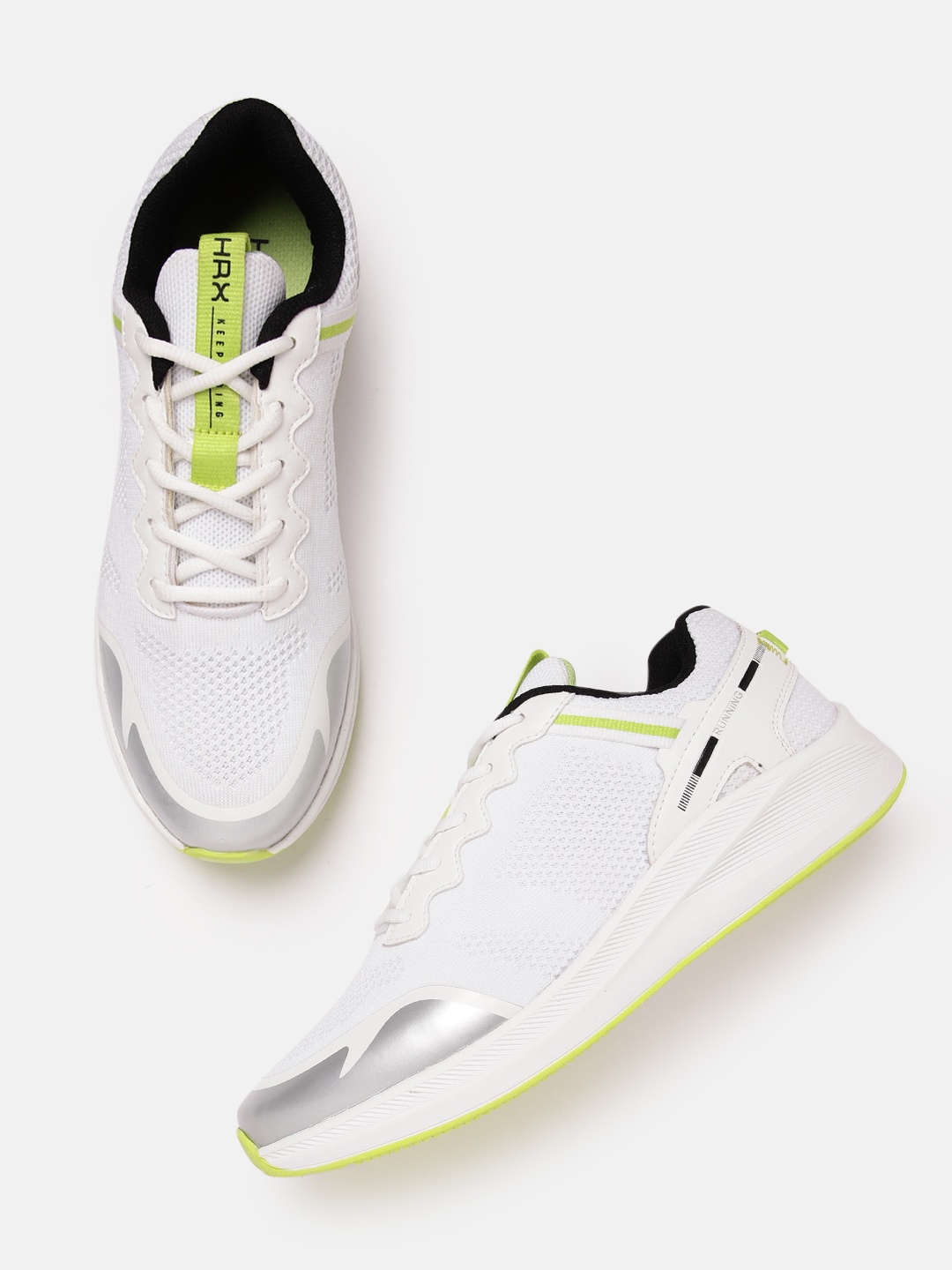 

HRX by Hrithik Roshan Men Woven Design Running Shoes, White