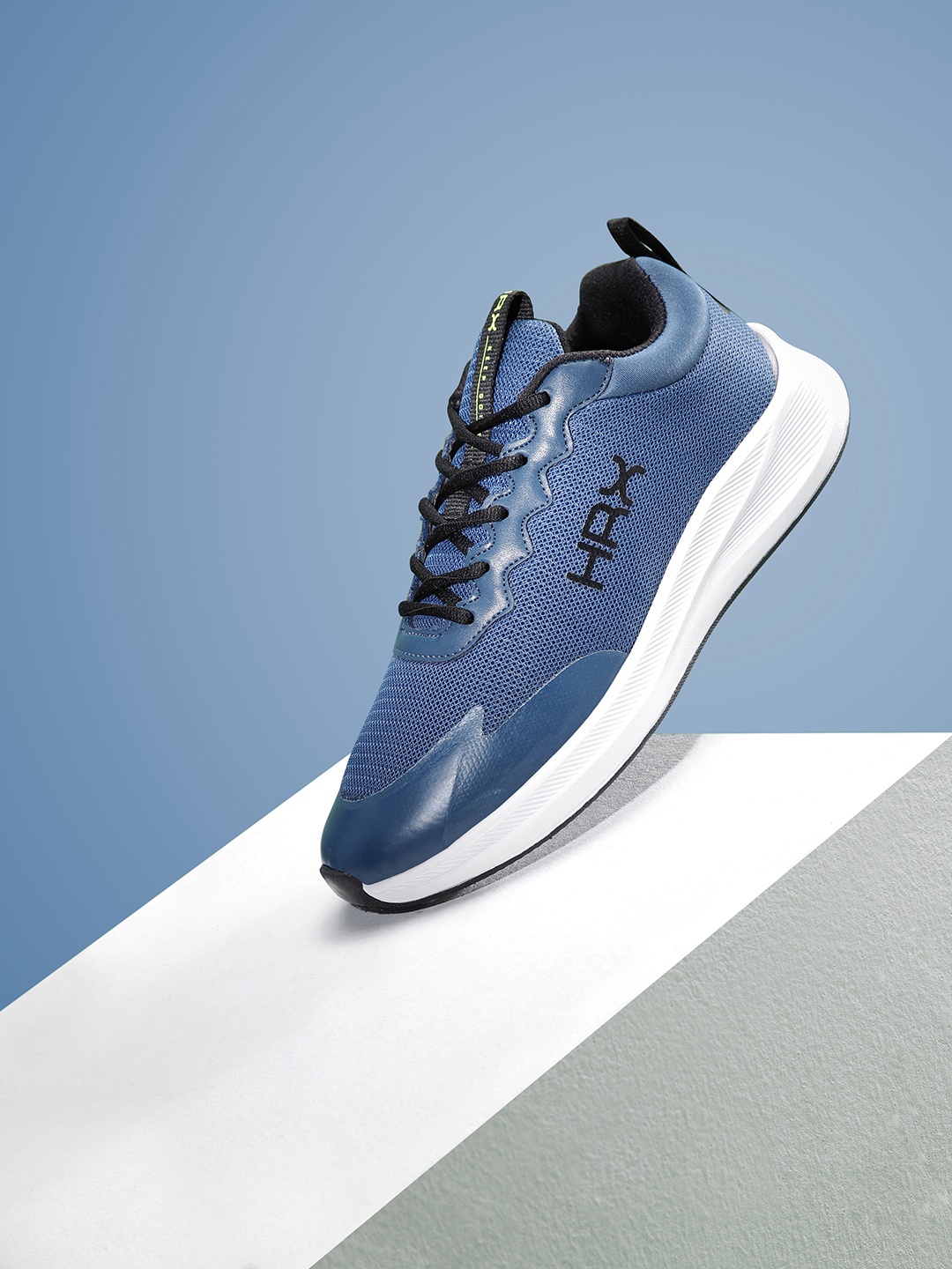

HRX by Hrithik Roshan Men Woven Design Running Shoes, Teal