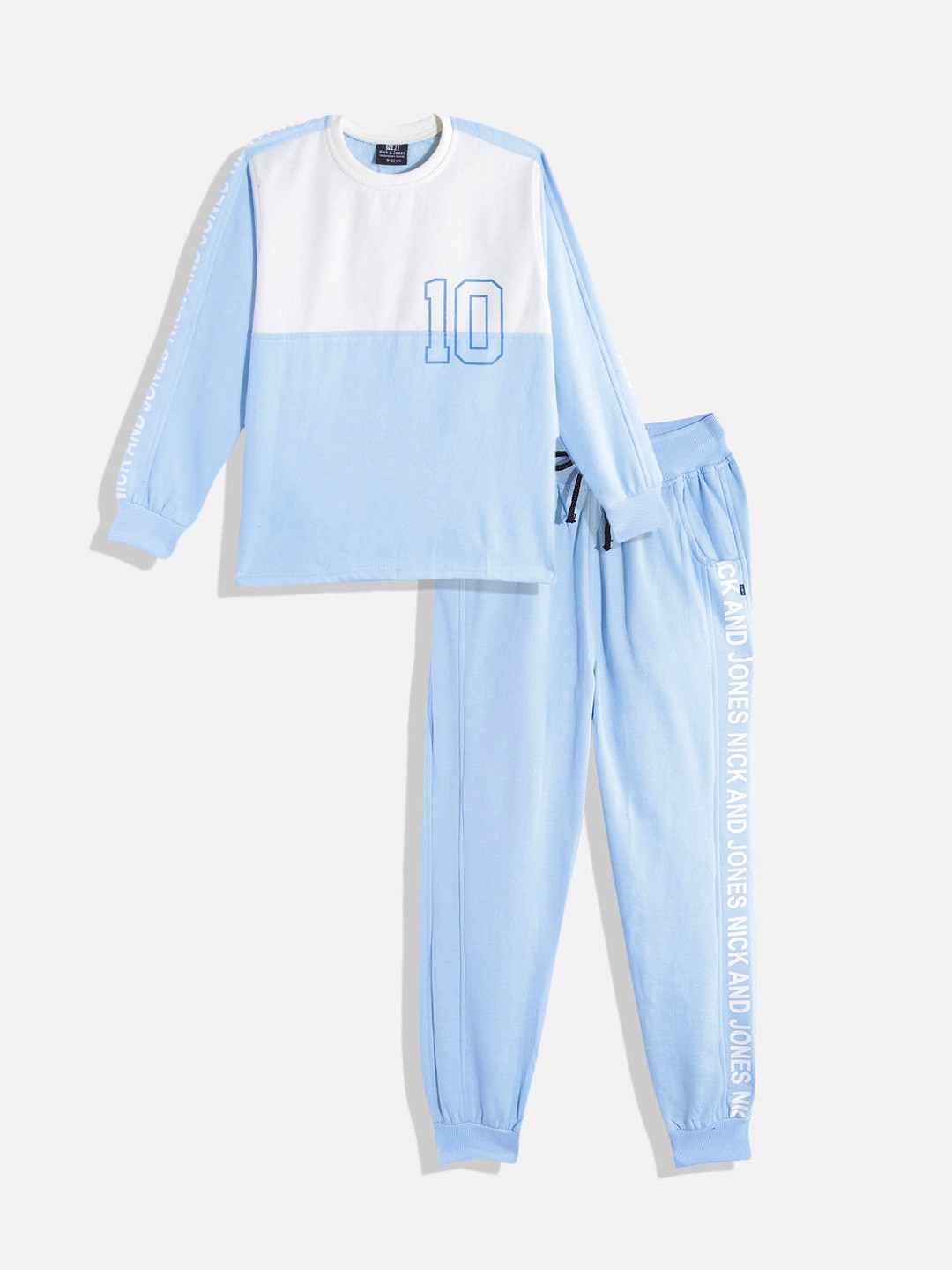 

Nick and Jones Boys Colourblocked Tracksuit, Blue