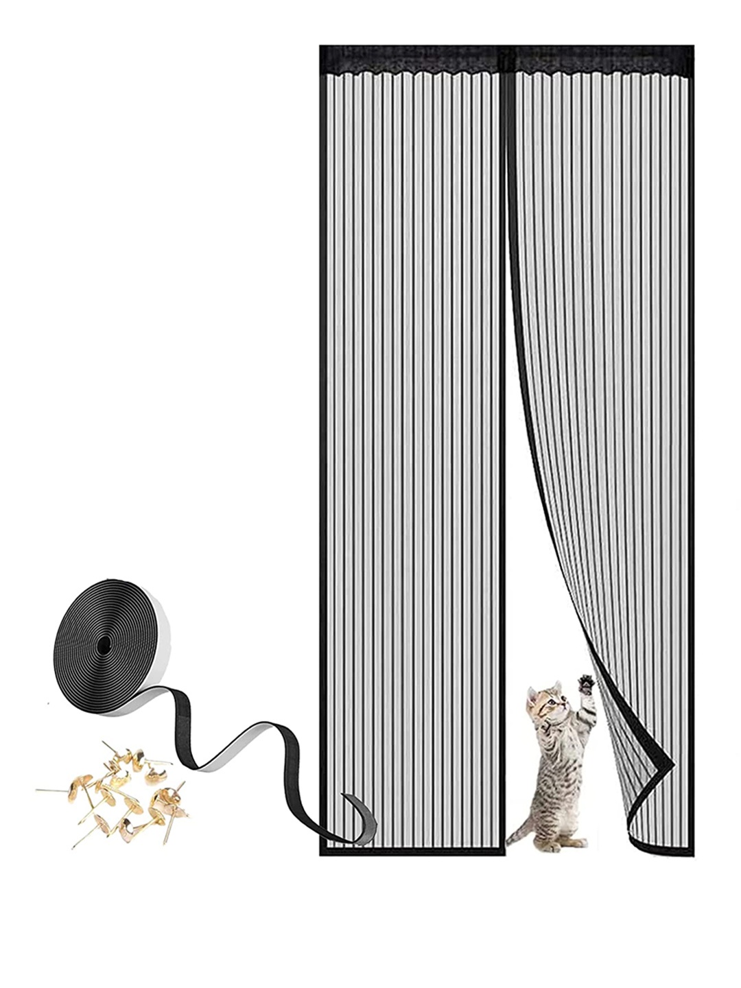 

royalkart Black Door Mosquito Nets