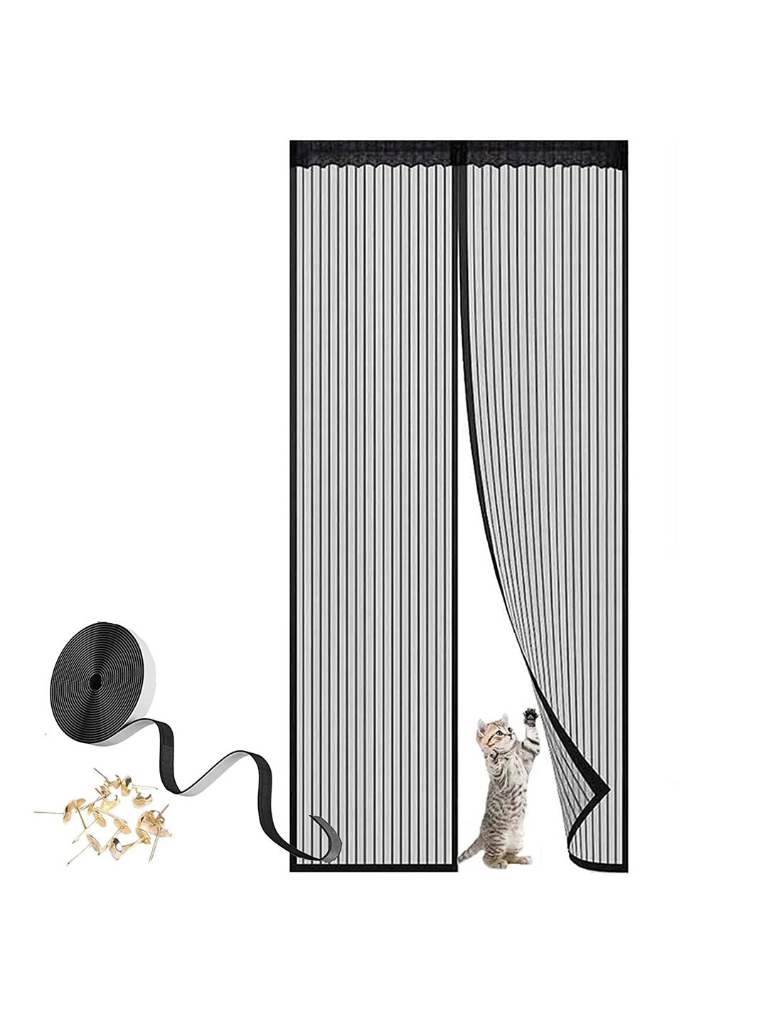 

royalkart Black Door Mosquito Nets