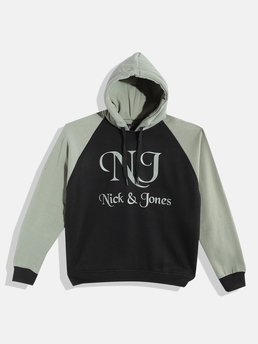 

Nick and Jones Girls Brand Logo Printed Hooded Sweatshirt, Black
